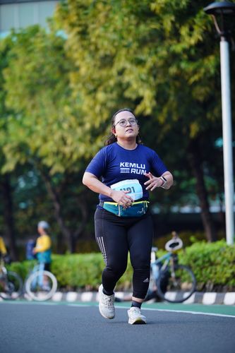 Race photo from KEMLU RUN 2025