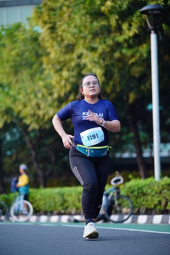 Race photo from KEMLU RUN 2025