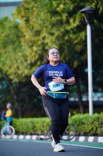 Race photo from KEMLU RUN 2025