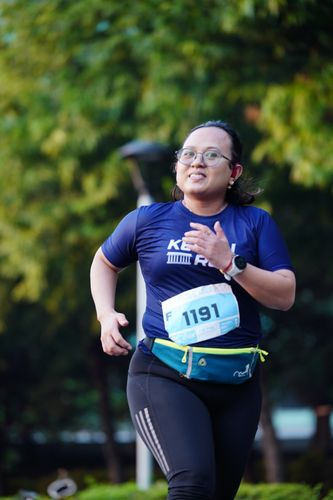 Race photo from KEMLU RUN 2025