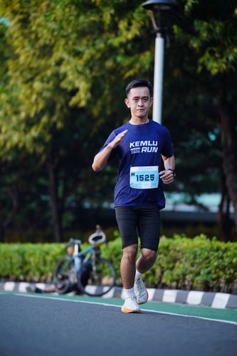Race photo from KEMLU RUN 2025