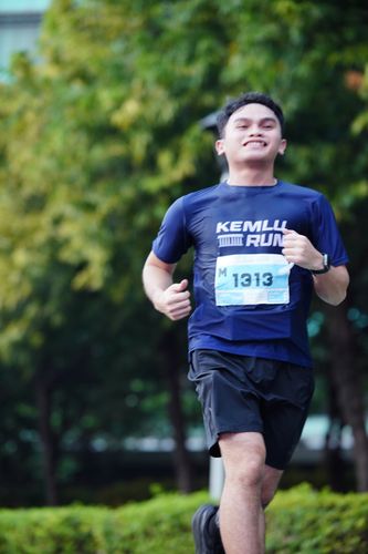 Race photo from KEMLU RUN 2025