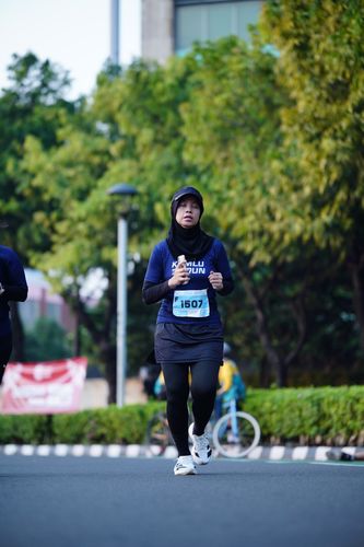 Race photo from KEMLU RUN 2025