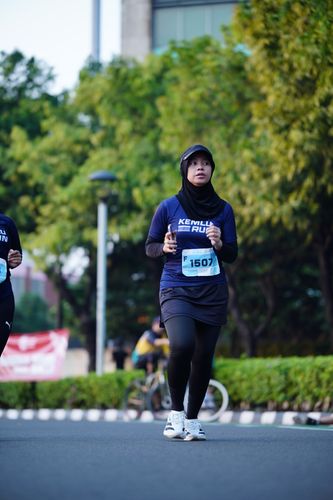 Race photo from KEMLU RUN 2025