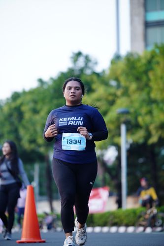 Race photo from KEMLU RUN 2025