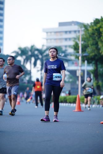 Race photo from KEMLU RUN 2025