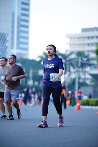 Race photo from KEMLU RUN 2025