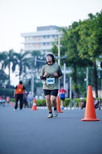 Race photo from KEMLU RUN 2025