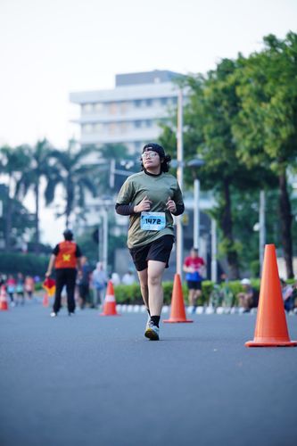 Race photo from KEMLU RUN 2025
