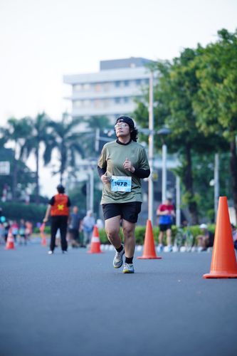 Race photo from KEMLU RUN 2025