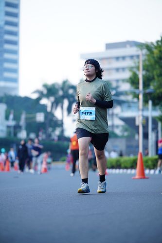 Race photo from KEMLU RUN 2025