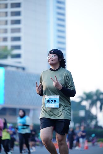 Race photo from KEMLU RUN 2025