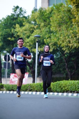 Race photo from KEMLU RUN 2025