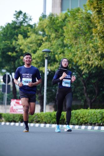 Race photo from KEMLU RUN 2025