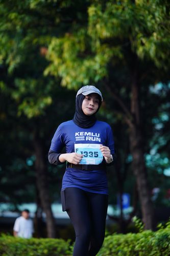 Race photo from KEMLU RUN 2025