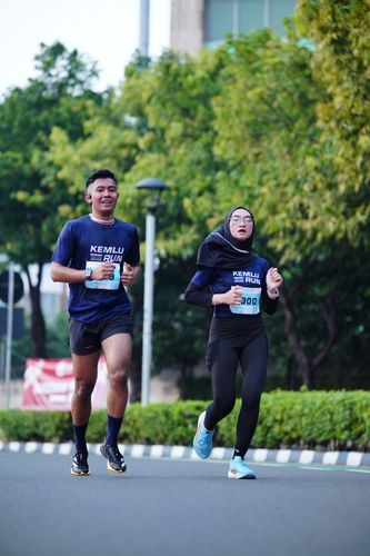 Race photo from KEMLU RUN 2025