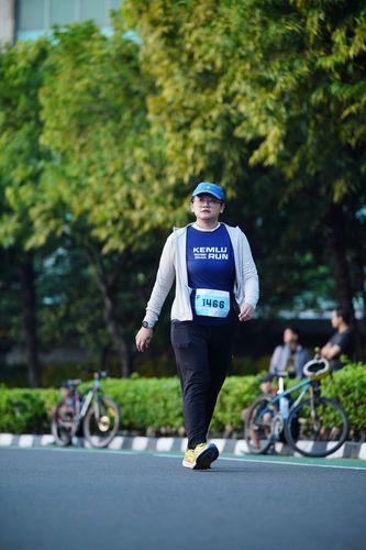 Race photo from KEMLU RUN 2025