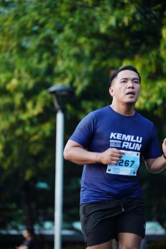 Race photo from KEMLU RUN 2025