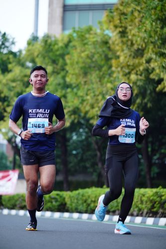 Race photo from KEMLU RUN 2025