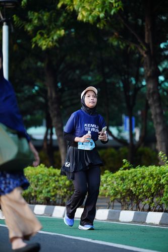 Race photo from KEMLU RUN 2025