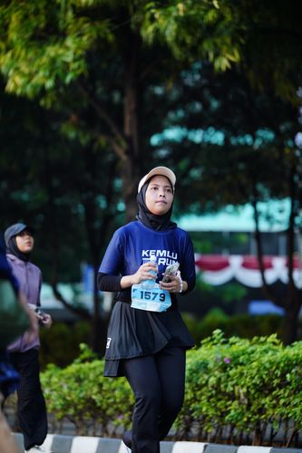 Race photo from KEMLU RUN 2025