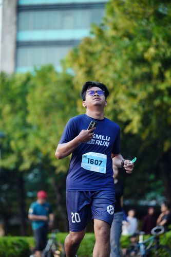 Race photo from KEMLU RUN 2025