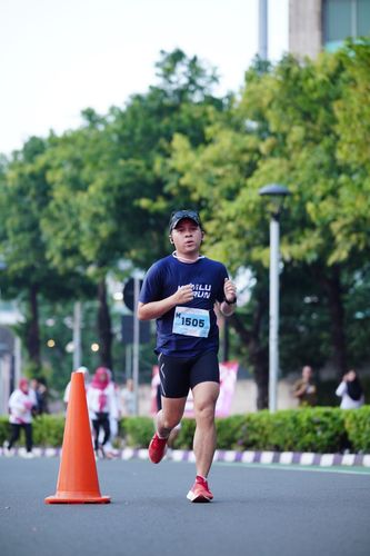 Race photo from KEMLU RUN 2025