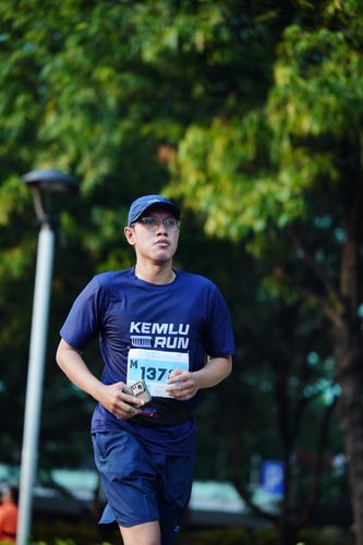 Race photo from KEMLU RUN 2025