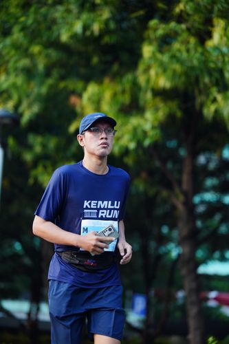 Race photo from KEMLU RUN 2025