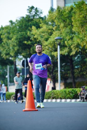 Race photo from KEMLU RUN 2025