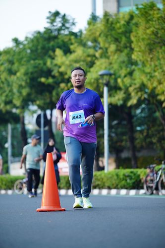 Race photo from KEMLU RUN 2025