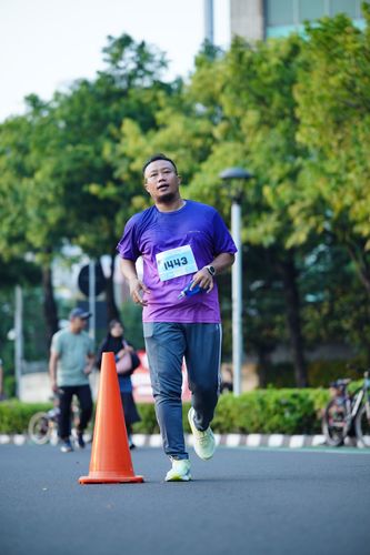 Race photo from KEMLU RUN 2025