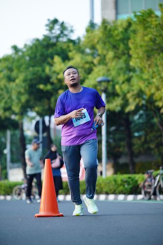 Race photo from KEMLU RUN 2025