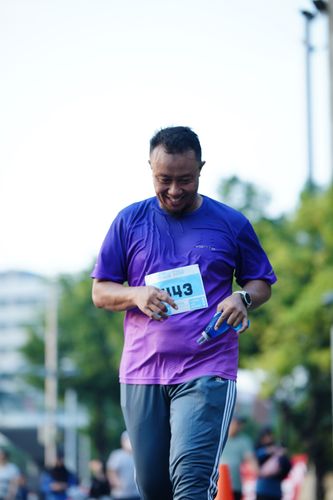 Race photo from KEMLU RUN 2025