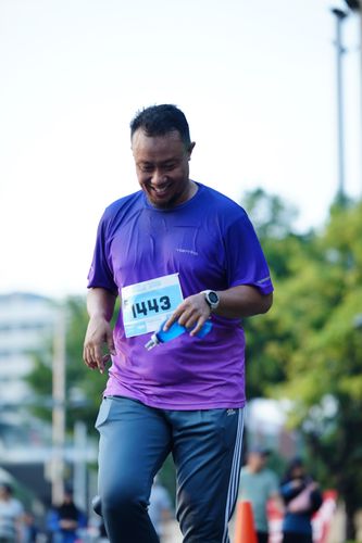 Race photo from KEMLU RUN 2025