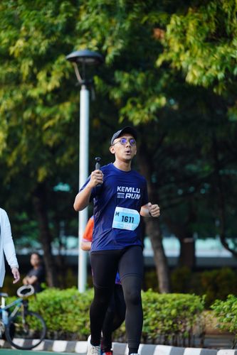 Race photo from KEMLU RUN 2025