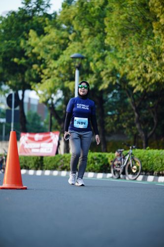 Race photo from KEMLU RUN 2025