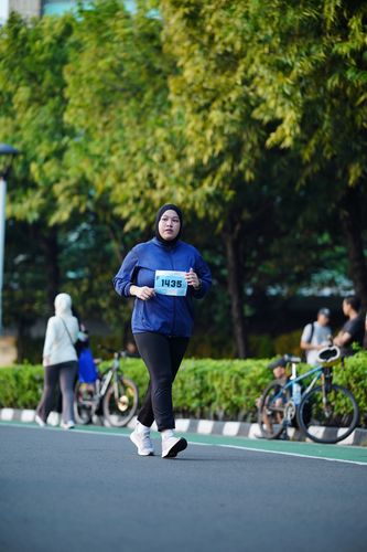 Race photo from KEMLU RUN 2025