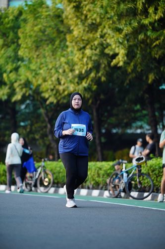 Race photo from KEMLU RUN 2025