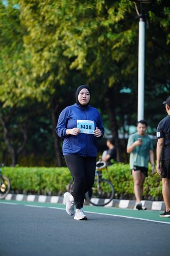 Race photo from KEMLU RUN 2025