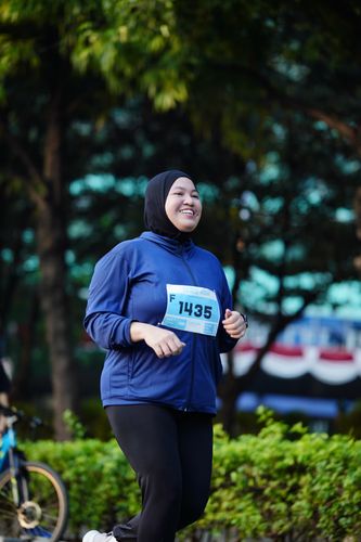 Race photo from KEMLU RUN 2025