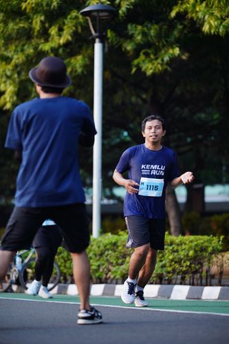 Race photo from KEMLU RUN 2025