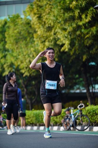 Race photo from KEMLU RUN 2025