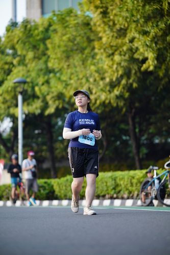 Race photo from KEMLU RUN 2025