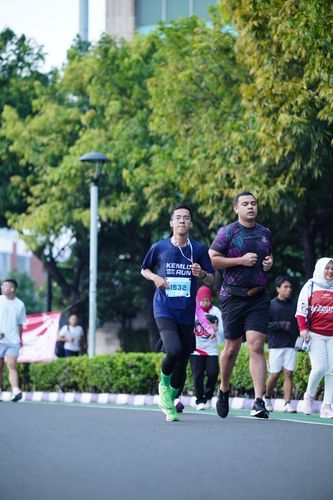 Race photo from KEMLU RUN 2025
