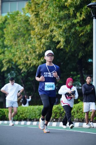 Race photo from KEMLU RUN 2025