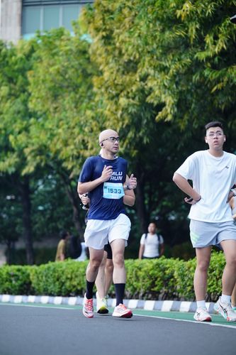 Race photo from KEMLU RUN 2025