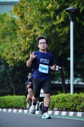 Race photo from KEMLU RUN 2025