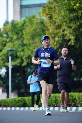 Race photo from KEMLU RUN 2025
