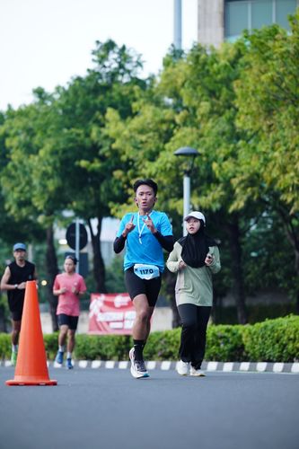 Race photo from KEMLU RUN 2025